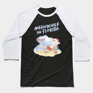 Meanwhile In Florida Meme Beach Santa For Boys Baseball T-Shirt